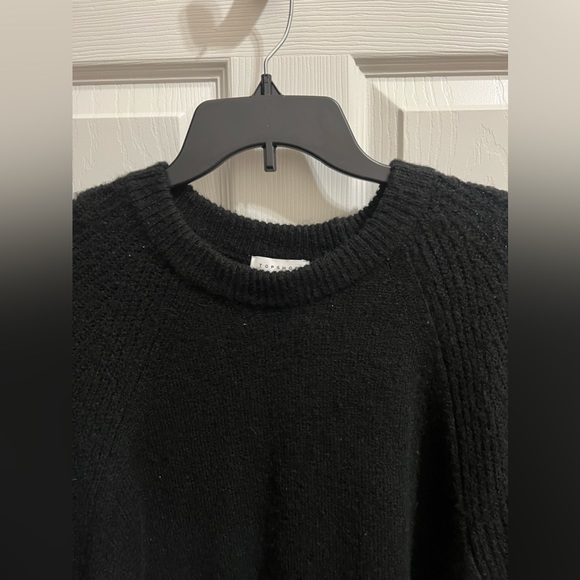 Topshop Black Oversize Long Sleeve Mini Sweater Dress Size Small (4-6) NWT - Picture 12 of 16